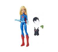 cavernedesjouets Coffret Super poupée : Girl Mission spéciale - poupée Mannequin - DC - Set Super Hero Girls + Carte - nouveauté