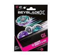 cavernedesjouets Coffret toupie - pour Beyblade Reaper Rhino c 4-55d - Set toupie + Lanceur - Type défense + 1 Carte