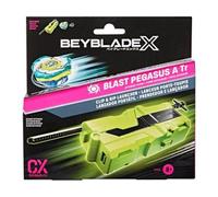 cavernedesjouets Coffret toupie - pour Beyblade x Pack Blast Pegasus a TR avec Lanceur Porte-toupie - Type Attaque + 1 Carte