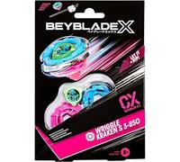 cavernedesjouets Coffret toupie - pour Beyblade x wriggle Kraken s 3-85o cx - Set toupie + Lanceur - Type Endurance avec 1 Carte