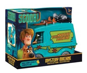 cavernedesjouets Coffret véhicule pour Scooby-doo : Van Mystery Machine 24 cm + Figurine articulé Sammy - Set Voiture avec Carte Tigre