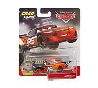 cavernedesjouets Coffret Voiture Cars Drag Racing nitroade avec Piston - Set véhicule Miniature métal Rouge avec Carte Tigre