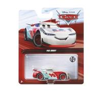 cavernedesjouets Coffret Voiture Cars : Paul conrev - Set véhicule Miniature Metal Blanche et Rouge + 1 Carte Offerte - Jouet garçon