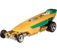 cavernedesjouets Coffret Voiture Hawkman - vehicule Miniature Or et Vert - Voiture 1:64 - Set Collection DC avec Carte