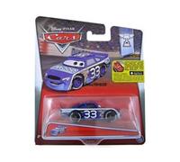 cavernedesjouets Coffret Voiture pour Cars Chuck Armstrong Bleue - Set véhicule Miniature + 1 Carte Tigre