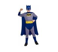 cavernedesjouets Déguisement batman the brave and the bold taille 8 à 10 ans - costume enfant set panoplie garçon + 1 carte tigre