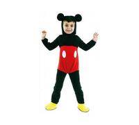 cavernedesjouets Déguisement enfant - costume souris pour mickey 3/4 ans : combinaison avec chapeau oreilles panoplie fille/garcon carnaval