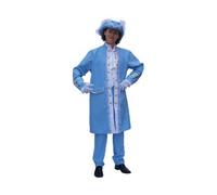 cavernedesjouets Deguisement marquis bleu taille 50 - costume homme - bourgeois - panoplie adulte - carnaval - fête - soirée