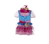 cavernedesjouets Déguisement pour winx club :fée bloom believix taille 4-6 ans - set costume fille + 1 carte tigre - panoplie enfant