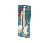 cavernedesjouets Diabolo Phosphorescent, Enfant - Coque Souple, axe Metal, Baguettes - jonglage, Cirque - Set Jeu Plein air adresse et Une Carte