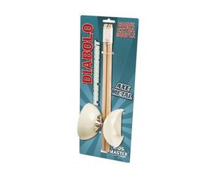 cavernedesjouets Diabolo Phosphorescent, Enfant - Coque Souple, axe Metal, Baguettes - jonglage, Cirque - Set Jeu Plein air adresse et Carte