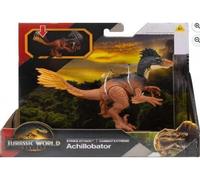 cavernedesjouets Dinosaure Rebirth achillobator - Jurassic Combat extrême Dino 15.5 cm - Set Animaux préhistorique + 1 Carte Offerte