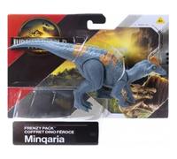 cavernedesjouets Dinosaure Rebirth minqaria - Jurassic Combat extrême Dino 20 cm - Set Animaux préhistorique + 1 Carte Offerte