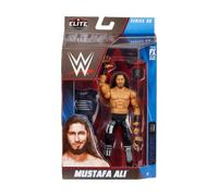 cavernedesjouets Figurine articulee Mustafa Ali et Accessoires - catcheur Collection Elite - Superstar, Champion Lutte - Set Jouet avec 1 Carte
