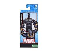 cavernedesjouets Figurine Black Panther 15 cm - Super Heros - Personnage articulé - Set Jouet Garcon avec Carte Tigre