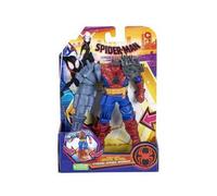cavernedesjouets Figurine de Combat Cyborg Spider Woman 15 cm, Version Deluxe - pour Spiderman Spider-Verse - Set Personnage avec Carte Tigre