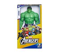 cavernedesjouets Figurine Deluxe Hulk 30 cm - Heros Titan - Set Super Heros DC et 1 Carte Tigre - Jouet garçon - Personnage