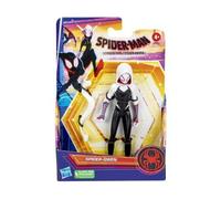 cavernedesjouets Figurine pour Spider-Gwen 15 cm Noir et Blanc - Across The spiderverse - Personnage articulé Spiderman - Jouet - Set garçon + 1 Carte