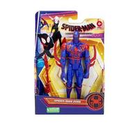 cavernedesjouets Figurine pour Spiderman 2099 17 cm Bleu et Noir - Across The spiderverse - Personnage articulé - Jouet - Set garçon + 1 Carte