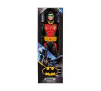 cavernedesjouets Figurine Robin Costume Rouge et Noir 30 cm - DC - Super Heros - Jouet Garcon - Nouveaute