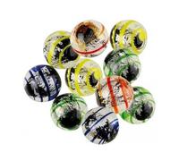 cavernedesjouets Filet 10 calots 25 mm Oeil de Dragon - Serie Collector, Rare - Billes en Verre, Multicolore - Jeu Recreation - Set Jouet Enfant + Carte