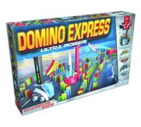 cavernedesjouets Grand Coffret Domino Express Ultra Power : 188 Dominos + Power Dealer - Set Jeu de Construction - Set Collector + Carte Tigre