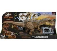 cavernedesjouets Grand Dinosaure Tyrannosaurus Rex 54 cm - articulé et sonore - pour Jurassic - Dino furie Supreme - Set Animaux préhistorique et 1 Carte Tigre