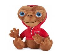 cavernedesjouets Grande Peluche e.t l Extra terrestre avec Capuche 90 cm - modele géant - Cadeau pour Fan Film Adulte Enfant - Set Doudou et XXL et 1 Carte