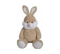 cavernedesjouets Grande Peluche Lapin Beige Freddy 110 cm - Doudou géant 1 m 10 - Set Peluche Enfant XL + Carte Tigre - nouveauté