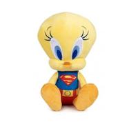cavernedesjouets Grande Peluche Titi canari Jaune 63 cm - Set Doudou XL Enfant + Carte Animal - pour Looney Tunes Collection Super héros