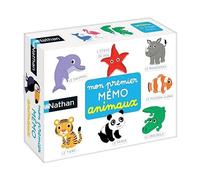 cavernedesjouets Jeu educatif : memo des Animaux du Monde - 15 Paires - Mon Premier Memory - Set Premier Age + 1 Carte Tigre