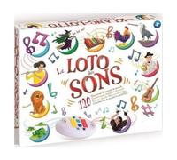 cavernedesjouets Le Loto des Sons : 120 Sons pour découvrir Le Monde - Jeu éducatif sensoriel sonore - Set Jeu Enfant 4 Ans et Plus avec Carte Tigre - nouveauté