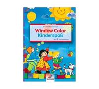 cavernedesjouets Livre motif window color les enfants et le chien - set modele peinture fenetre (langue allemand) + carte tigre
