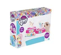 cavernedesjouets Pack 2 boules à neige à peindre scintillantes my pony - set jeu creatif fille petit poney + une carte tigre - jeu enfant