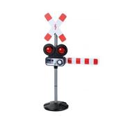 cavernedesjouets Passage a Niveau electronique 78 cm - Barriere Mobile, Son et Lumiere, Base lestable - Panneau signalisation routiere - Set Jouet et 1 Carte