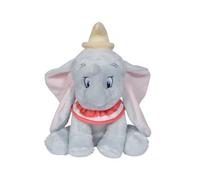 cavernedesjouets Peluche Dumbo l Elephant Gris 17 cm - Doudou Classic - Doudou Enfant, Bebe - Set Jouet avec Carte Tigre
