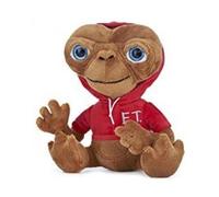 cavernedesjouets Peluche e.t Extraterrestre 28 cm avec Veste Rouge - Edition Speciale - Set Doudou + 1 Carte Offerte - Enfant - Adulte