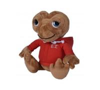 cavernedesjouets Peluche e.t l Extra terrestre avec Capuche Rouge 40 cm - Grand modele - Cadeau pour Fan Film Adulte Enfant - Set Doudou et + Carte Animal