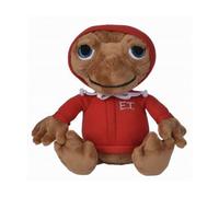 cavernedesjouets Peluche e.t l Extra terrestre avec Veste et Capuche Rouge 40 cm - Grand modele - Cadeau pour Fan Film Adulte Enfant - Set Doudou et + Carte Animal