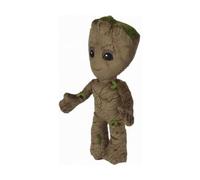 cavernedesjouets Peluche Groot Marron 23 cm - Doudou Super héro Enfant - Set DC avec Carte Tigre