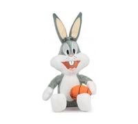 cavernedesjouets Peluche Lapin Gris Bugs Bunny 40 cm - Set Doudou Enfant + Carte Offerte - pour Looney Tunes - nouveauté