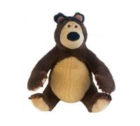 cavernedesjouets Peluche michka Ours 20 cm Marron - Collection pour Masha et michka - Doudou Moelleux - Set Jouet Enfant + Carte Tigre