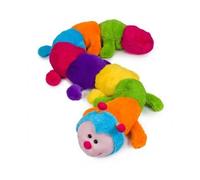 cavernedesjouets Peluche Mille Pattes XXL 1m90 Multicolore - Peluche Chenille geante 1000 Pattes 190cm - Douce et Moelleuse - Set Doudou Enfant - avec Carte Offerte