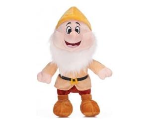 cavernedesjouets Peluche Nain atchoum 38 cm - Collection Blanche Neige et Les 7 Nains - Set Grand Doudou Classique Enfant + 1 Carte Tigre