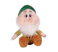 cavernedesjouets Peluche Nain dormeur 40 cm - Collection Blanche Neige et Les 7 Nains - Set Grand Doudou Classique Enfant avec Carte Tigre