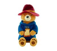 cavernedesjouets Peluche Ours Paddington avec Son Manteau Bleu 37 cm - Set Doudou Enfant + Carte Tigre - Dessin Anime