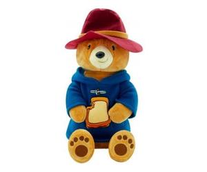 cavernedesjouets Peluche Ours Paddington avec Son Manteau Bleu 37 cm - Set Doudou Enfant + Carte Tigre - Dessin Anime