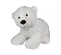 cavernedesjouets Peluche Ours Polaire Blanc XXL 1 Metre - Nounours/Ours geant 100 cm Ultra Doux - Set Doudou Enfant, Deco + Une Carte Tigre
