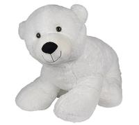 cavernedesjouets Peluche Ours Polaire Blanc XXL 1 Metre - Nounours/Ours geant 100 cm Ultra Doux - Set Doudou Enfant, Deco avec Carte Tigre