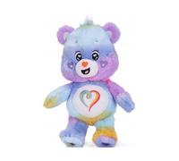 cavernedesjouets Peluche pour bisounours avec Coeur Couleur Arc en Ciel - toutensemble 30 cm - Set Doudou Enfant + Carte Offerte - Ours et nouveauté